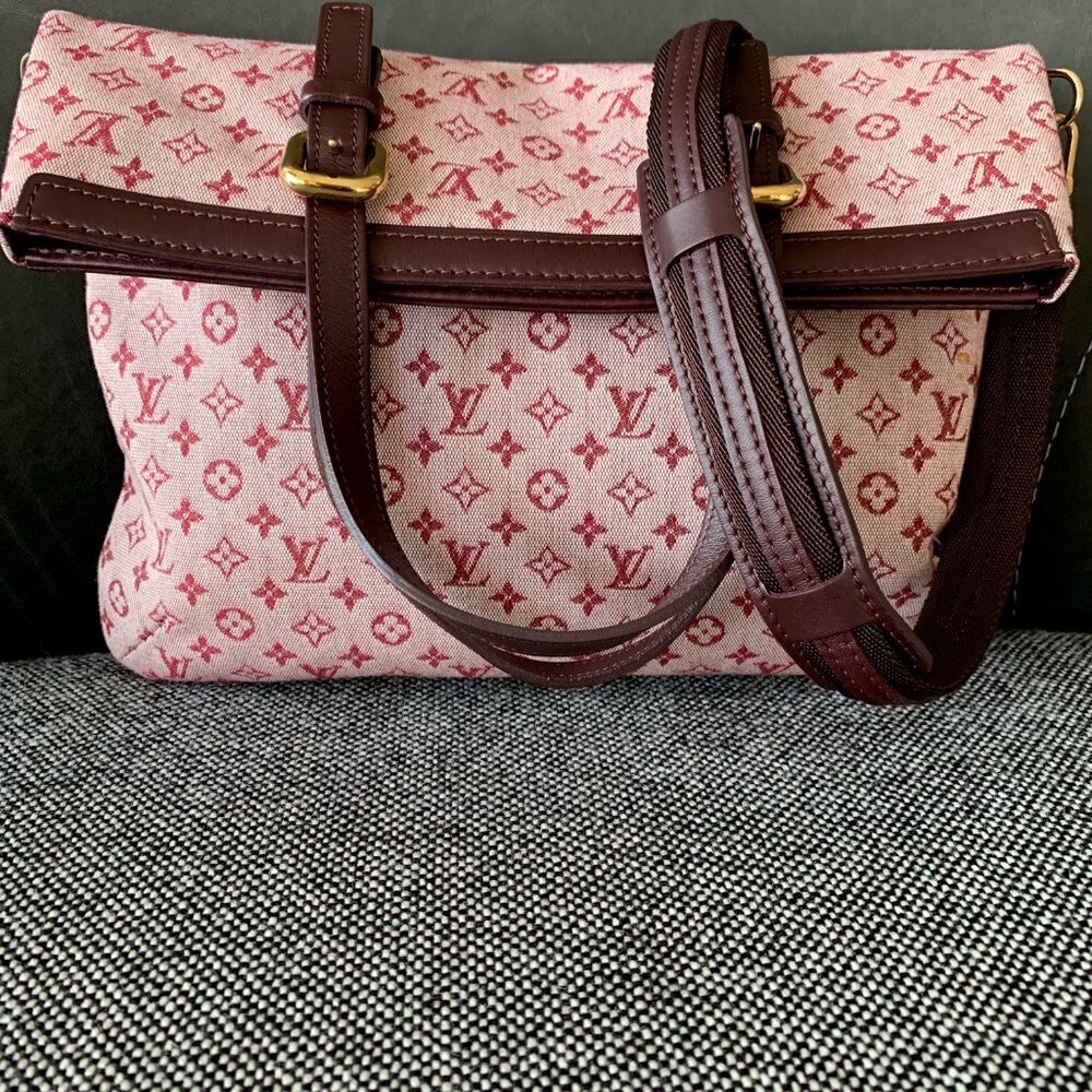 Authentic Louis Vuitton Monogram Mini Lin Françoise Shoulder Bag